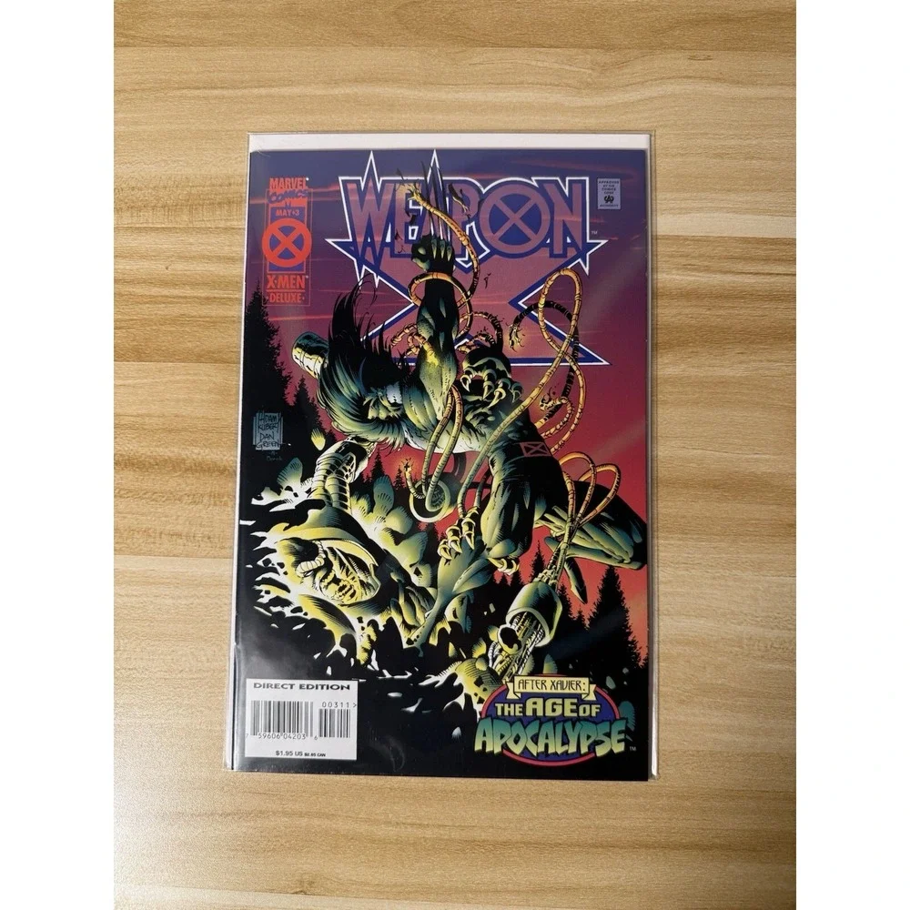 Weapon X #3 Comic Book Marvel Comics X-Men 1995
